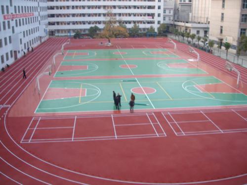 攸县阳明学校塑胶运动场工程