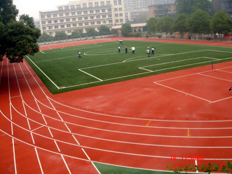长沙市第二十一中学塑胶运动场