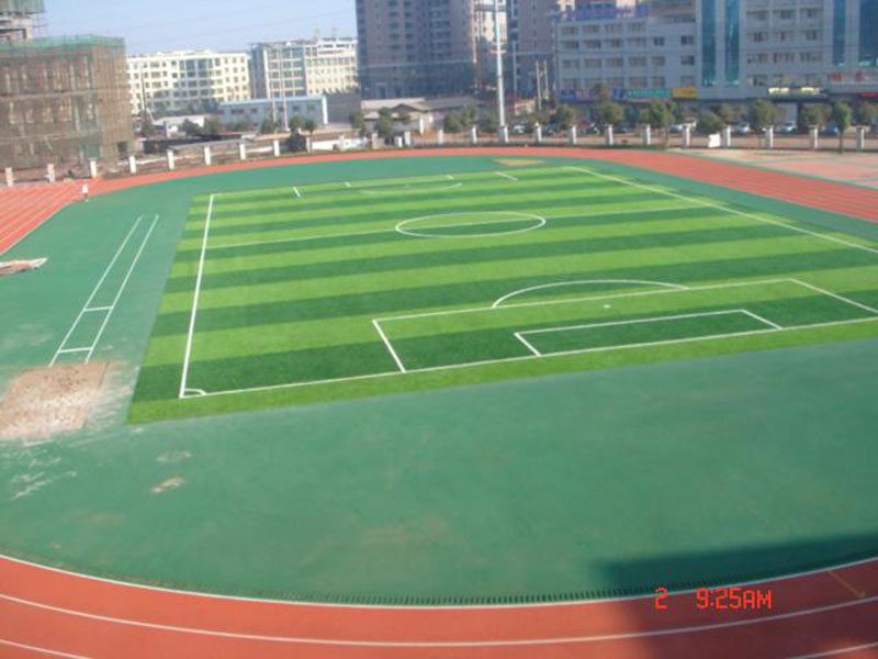 桂阳蒙泉学校塑胶跑道、足球场